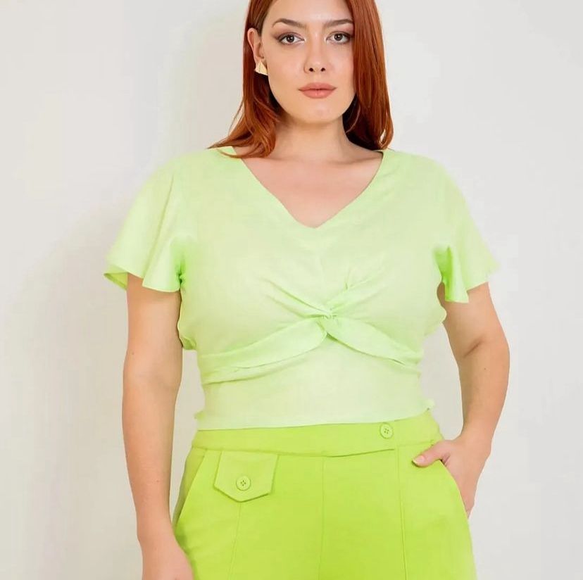 blusa verde